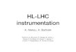 HL-LHC instrumentation · 2019. 8. 7. · HL-LHC injection optics (v1.4) • LHC Beam Instrumentation to be used during CC commissioning: • Head Tail (HT) monitors • Wire Scanners