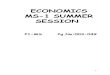 ECONOMICS MS 1 SUMMER SESSION · 2016. 12. 29. · MARK SCHEME for the May/June 2009 question paper for the guidance of teachers 0455 ECONOMICS 0455/01 Paper 1 (Multiple Choice),