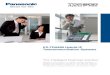 The intelligent business solution. · 2020. 9. 16. · The Panasonic IP-Enabled KX-TDA600 business telephony solution combines advantages of traditional telecommunications together