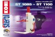 MOBILE COLUMN LIFT ST 1085 - ST 1100 - Stertil-Koni...Power supply The Stertil-Koni wireless mobile column lifts operate on 24 VDC and are easily recharged by means of a 110 VAC wall