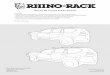 RCP23-BK Toyota Prado Pad Kit - Rhino-RackRCP23-BK Toyota Prado Pad Kit Page 2 of 6 WARNING! Important Load Carrying Instructions With utility vehicles, the cabin and the canopy move