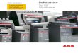 Softstarters - DIYTrade.com · ABB softstarters – The complete range ABB offers three different ranges of softstarters to cover every customer need for solutions for small to medium-sized