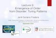 Lecture 3: Emergence of Order from Disorder: Turing Patternsalephsys/IBERSINC/courses/03-TURING... · 2016. 12. 23. · 3. Alan Turing’s brightest idea Alan Turing showed in 1952