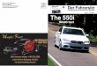 River City Bimmers - BMW Car Club of America · 2013. 1. 29. · bad for a 4,417 pound car, and somewhat faster than the lighter and less stylish Dame Edna this model replaces. And