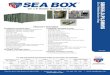 20’ x 8’ Mobile Machine Shop - SEA BOX · 2020. 3. 19. · 1 Sea Box Drie East Rierton N 080-200 Phone 8 0 1101 Fax 8 0 101 Email salesseaboxcom ALL DIMENSIONS AND WEIGHTS ARE