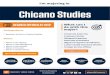 Chicano Studies RV Spring 2021...Undergraduate • Bachelor of Arts in Chicano Studies Minors • Minor in Art History • Minor in Interdisciplinary • Minor in Humanities • Minor
