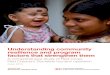 Understanding community resilience and program factors …...Understanding community resilience and program factors that strengthen them A comprehensive study of Red Cross Red Crescent