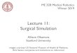 Lecture 11: Surgical Simulation - Stanford Universityweb.stanford.edu/class/me328/lectures/lecture11...ME 328: Medical Robotics Winter 2019 Lecture 11: Surgical Simulation Allison
