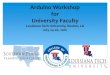 Arduino Workshop for University Facultydehall/SPTCworkshop/learning_materials/...Arduino Workshop for University Faculty Louisiana Tech University, Ruston, LA July 24-26, 2016 Welcome