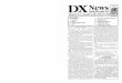 DXNews3 · 2017. 3. 24. · DXNews3 serubg Dxer~since 1 . volume 69, No. 6 November 12,2001 (ISSN 0737-1659) I A Inside... 4 2 ..AM Switch 3 ..DDXD 10 ..DXtip Notification Service