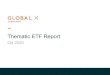 Thematic ETF Report...Goldman Sachs Innovate Equity ETF Goldman Sachs 11/9/2020 EWEB Global X Emerging Markets E -commerce & Internet ETF Global X ETFs 11/11/2020 MOON Direxion Moonshot