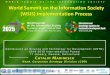 World Summit on the Information Society (WSIS) Implementation … · 2020. 9. 10. · C2,C5 and C6 • Roadmaps are detailed plans to guide progress towards achieving the WSIS Implementation