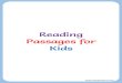 Reading Passages for Kids... Reading Passages for Kids