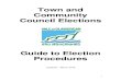 Town and Community Council Elections Council... · 2019. 2. 28. · Statement of Persons Nominated.....6 7. Withdrawal of Candidature ... if the Community is divided into wards, the