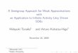 A Semigroup Approach for Weak Approximations with an Application to … · 2008. 11. 20. · Mordecki, Spessezy, et al. Adaptive Weak Approximation of Diﬀusions with Jumps E. Mordecki,