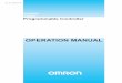 CPM2C Operation Manual - Lakewood Automation · 2020. 3. 21. · ix About this Manual: The CPM2C is a compact, high-speed Programmable Controller (PC) designed for control operations