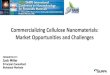 Commercializing Cellulose Nanomaterials: Market ...mktintell.com/files/JCM_final_0611.pdfApplications and potential volume (thousand tons) Source: Nanocellulose: Technology, Applications