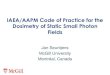 IAEA/AAPM Code of Practice for the Dosimetry of Static ...amos3.aapm.org/abstracts/pdf/99-28445-359478-110676.pdf• IAEA-AAPM code of practice data tables is based on a vetted set