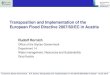 Transposition and Implementation of the European Flood … · R. Hornich, Styrian Government , A14, Austria, Transposition and Implementation of the EU-FD 2007/60/EC in Austria -