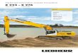 Equipment Information Crawler Excavators · 2021. 1. 7. · Adjacent values are valid for the undercarriage when in the longitudinal position. Capacities are valid for 600 mm wide