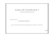 Law of Contract Iethiopianlaw.weebly.com/uploads/5/5/7/6/5576668/contract... · 2018. 9. 6. · 1.6 The meaning of contract/contract law Though the questions „what is contract?‟
