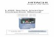 Hitachi L200 Series Inverter Instruction Manual · ture, high humidity or dew condensation, high levels of dust, corrosive gas, explosive gas, inflammable gas, grinding-fluid mist,