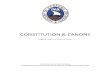 CONSTITUTION & CANONS · 2019. 6. 18. · Terms used in these Canons are defined, for purposes of this document, as follows: (a) “Bishop” refers to a Bishop Diocesan elected to