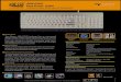 AKB-630U EasyTouch 630U TM · Antimicrobial Waterproof Keyboard EasyTouch 630UTM 5 Hotkeys (Homepage,E-mail,Back,Forward,Search) Membrane Key Switches Waterproof Antimicrobial Design