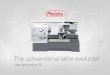 The conventional lathe evolution - EuromexTool · 2016. 9. 20. · SC 200 x 1000 New generation SC A (mm) B (mm) C (mm) WEIGHT Kg SC 200 X 750 2115 910 1625 1030 SC 200 X 1000 2390