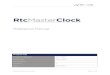 RtcMasterClock - Nettimelogic GmbH...• Supports DS1307 and MCP7941x (and compatible) Real Time Clocks (RTC) and self-configuration at startup • Allows to synchronize the internal