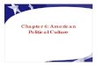 Chapter 4: American Political CultureChapter 4: American Political Culture