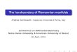 The horoboundary of Riemannian manifolds · 2015. 11. 25. · Andrea Sambusetti - Sapienza Universita di Roma, Italy` Conference on Differential Geometry Notre Dame University & American