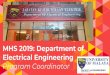 MHS 2019: Department of Electrical Engineering Program … · 2019. 9. 2. · Program Coordinator ... Dr Chuah Joon Huang, Prof Mahmoud Moghavvemi, Dr Effa (15 pax) Sofa area, Level