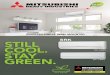 MITSUBISHI HEAVY INDUSTRIES INVERTER SINGLE WALL … · mitsubishi heavy industries inverter single wall mounted srk r410a eco-friendly still cool. stay green. eco smart (1.0 - 2.ohp)
