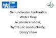 Groundwater hydraulics Water flow in porous media ...storm.fsv.cvut.cz/data/files/předměty/GRHY/GRHY2.pdfSaturated flow Darcy, H., 1856. Les Fountaines de la Ville de Dijon Henri