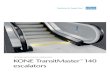 OPTIONS AND PLANNING DIMENSIONS KONE TransitMaster 140 … · 2012. 10. 26. · The TransitMaster product range incorporates ﬁ ve speciﬁ c models: • TransitMaster 120 escalator