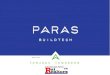 Visit our website  · 2019. 10. 4. · PARAS TIEREA Delivered PARAS DEWS In over a decade since its inception, stability and timely delivery have become hallmark of Paras Buildtech