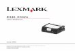 User’s Refer 攀渀挀cdn.cnetcontent.com/12/3a/123a907b-7f63-4258-b1dd...The Lexmark E340, Machine Type 4511-600, and Lexmark E342n, Machine Type 4511-610, have been tested and
