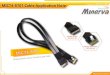 MIC74-8701 Cable Application Cable...Model No.: MIC74- 8701 page2. Molex 4pin power Model No.: PC892ASlimline SAS 8-Lane to M.2/M.3 NVMe SSDx2 Adapter Model No.: PE0805PCIe x8 to OCulink