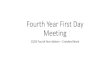 Fourth Year First Day Meeting - University of Strathclyde€¦ · Fourth Year First Day Meeting CS/SE Fourth Year Adviser –Crawford Revie. Fourth year matters for your degree It
