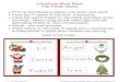 Christmas Word Mach File Folder Game - 123 Learn Curriculum123learncurriculum.info/wp-content/uploads/2015/09/...File Folder Game •Print up the following sheets onto white card stock