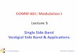 COMM 601: Modulation I Lecture 5 Single Side Band Vestigial … · 2017. 3. 7. · COMM 601: Modulation I Lecture 5 Single Side Band Vestigial Side Band & Applications . Dr. Ahmed