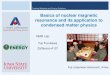 Nuclear Magnetic Resonance (NMR) - ISU Sites · 2020. 4. 29. · N：nuclear gyromagnetic ratio、H：magnetic field) NMR （Nuclear Magnetic Resonance) Nucleus has magnetic moment
