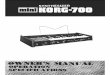 korg7001 · 2013. 7. 19. · Mini Korg 700 Operation Specifications - Owner's Manual Created Date: 6/12/2013 9:50:41 AM 