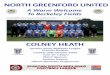 COLNEY HEATH · 2020. 11. 13. · Ofﬁ cial Matchday Programme. North Greenford United v Colney Heath 3 ... the ex-Chelsea forward Neil Shipperley was in charge. ... For more information
