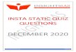 INSTA STATIC QUIZ QUESTIONS - INSIGHTSIAS · 2021. 1. 4. · 1. Lok Sabha has a normal term of 5 years, after which it automatically dissolves. 2. Once the Lok Sabha is dissolved