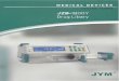 MEDICAL DEVICES SYRINGE PUMPS JZB-1800Y Drug ...30 ml syringe: 1200.0 ml/h 50 ml syringe: 1800.0 ml/h JYM@ Pumps offer a complete range of syringe and infusion pur syringe Pump JZB-1800C