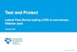 Lateral Flow Device testing (LFD) in care homes : Webinar pack...Item Slide Welcome - Lateral flow Device testing in care homes – update January 2021 and Key points 3-4 What is a