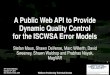 A Public Web API to Provide Dynamic Quality Control for ...€¦ · Depth (TVD) Water/Rocks ... calculator and API as a free and open service: Title: Slide 1 Author: Stefan Maus Created