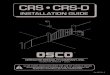 CRS • CRS-D - Nortek · CRS • CRS-D OPERATOR INSTALLATION GUIDE - 3 - Read the following before beginning to install OSCO swing ... 4 3 6 1 2 4 Volts & HP Max Distance Single